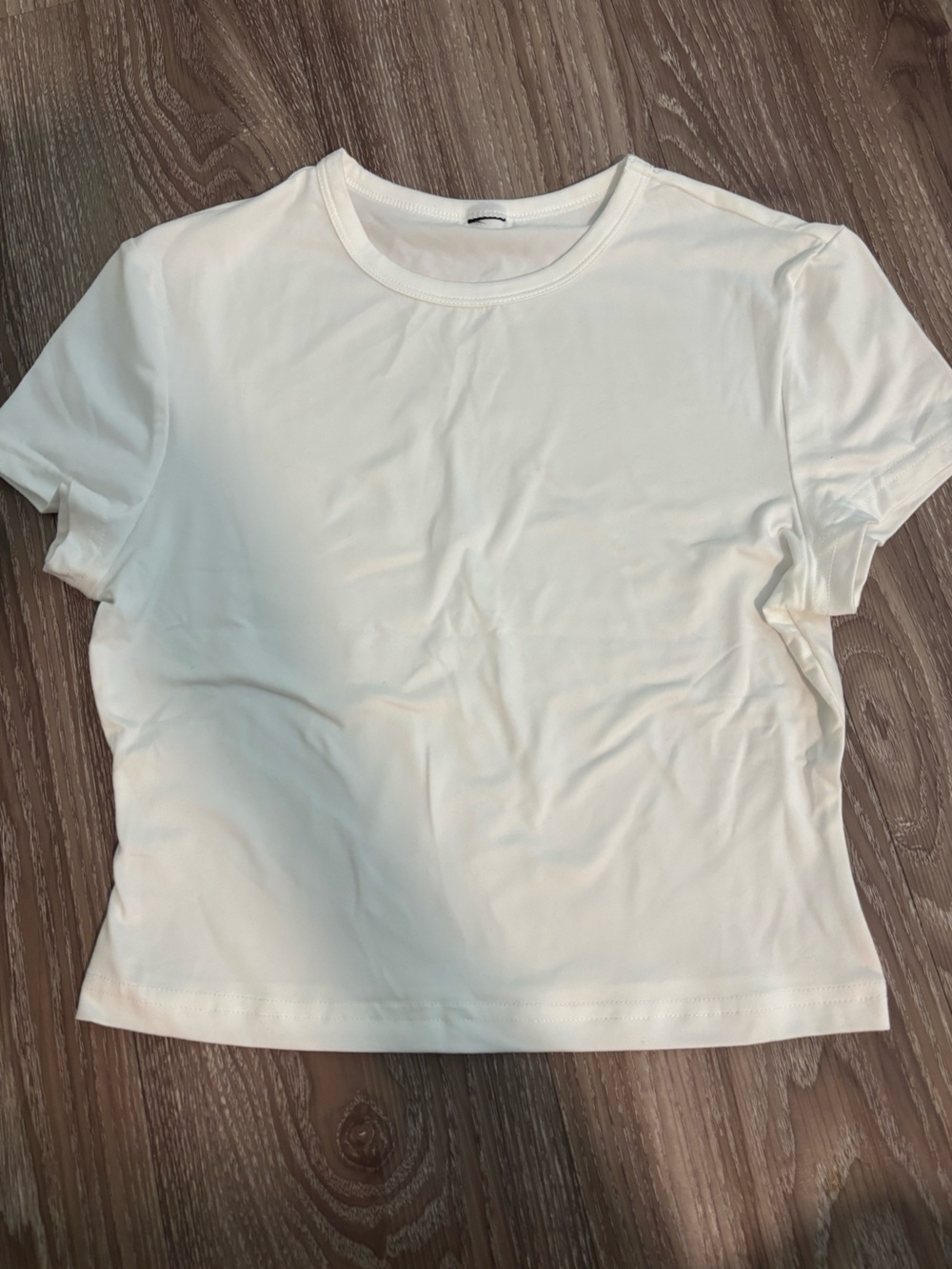 Women's White Short Sleeve Lounge Tee